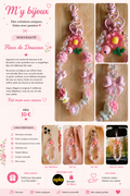 Bijou de téléphone « Fleur Printanière »
