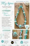 Bijou de téléphone – Élégance Turquoise