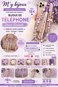 💜 Bijou de téléphone – Collection “Douce Lavande”