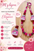 💖 Bijou de téléphone « Miss Élégance »