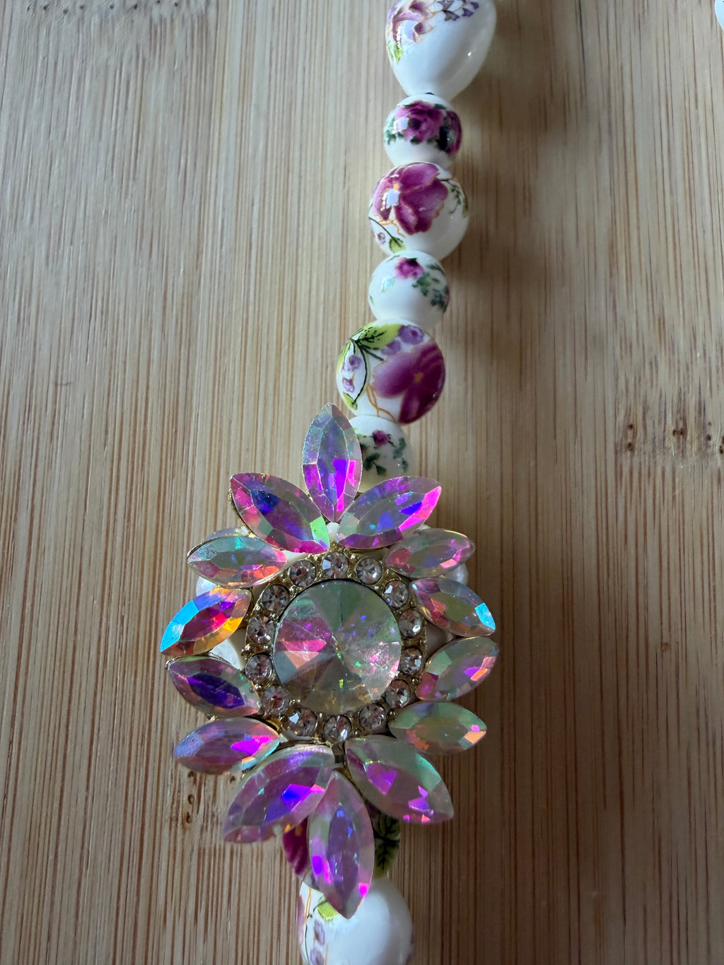 🌸 Bijou de téléphone « Fleur de Printemps »