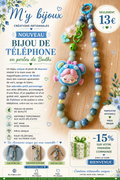 💙 Bijou de téléphone « Rêve Bleu » – Collection Bodhi