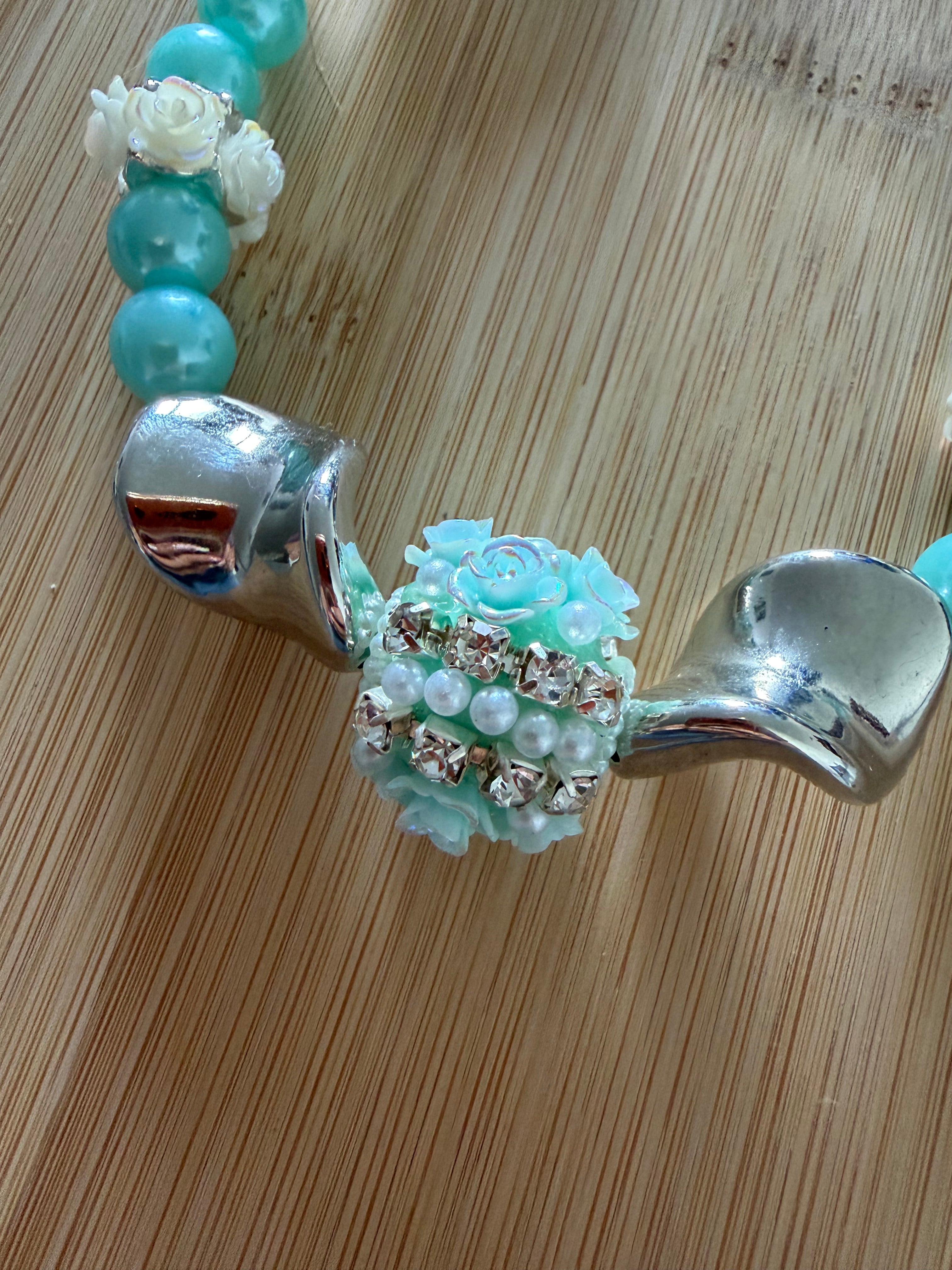 Bijou de téléphone – Élégance Turquoise