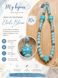 💙 Bijou de téléphone “Étoile Bleue”