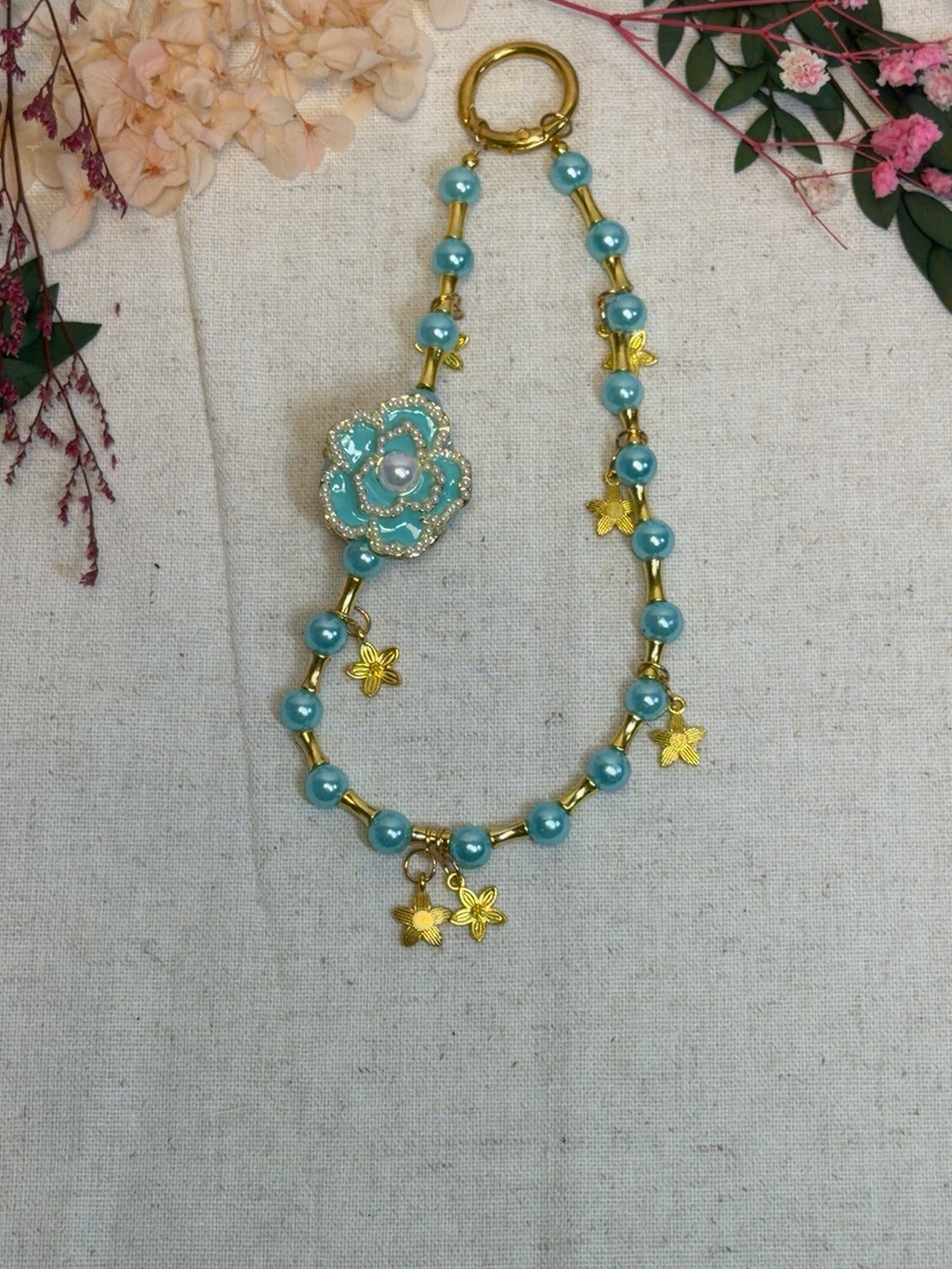 Fleur Turquoise Élégance