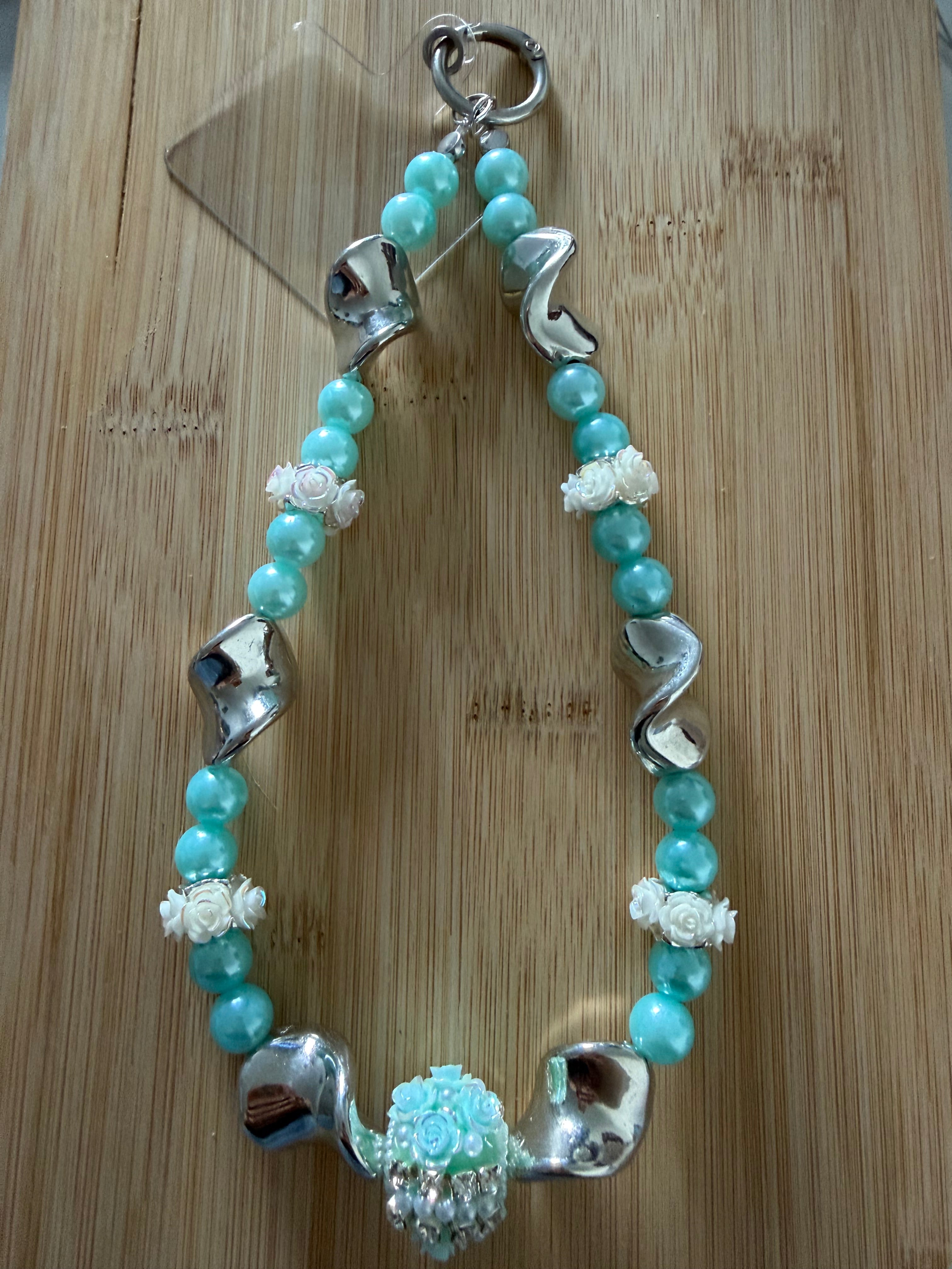 Bijou de téléphone – Élégance Turquoise