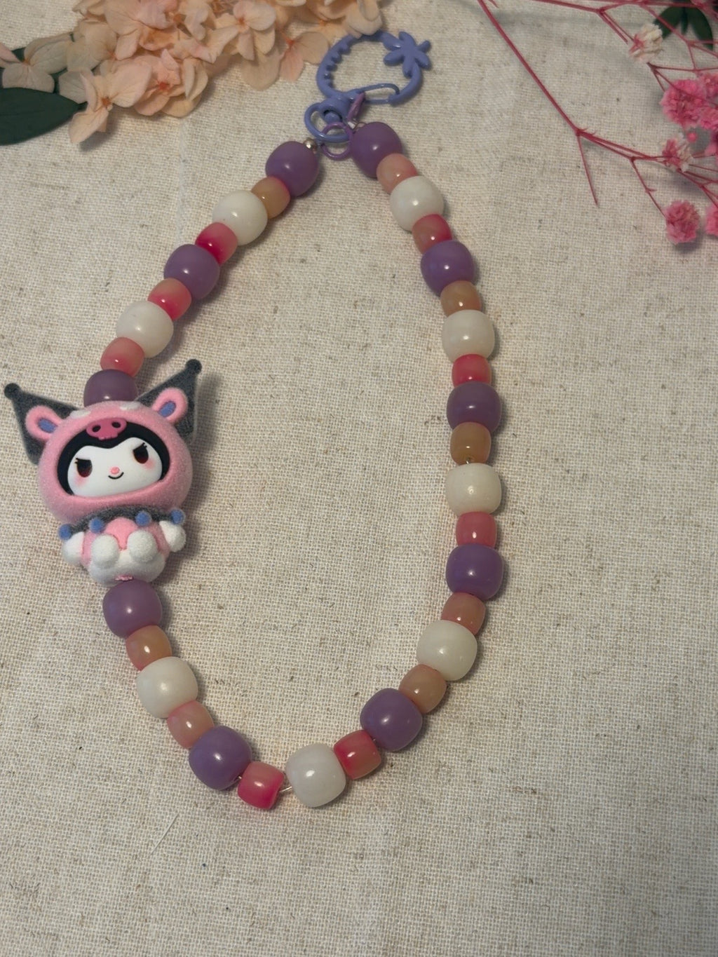 Bijou de téléphone Kuromi – Perles de Bodhi