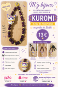 Bijou de téléphone Kuromi – Perles de Bodhi